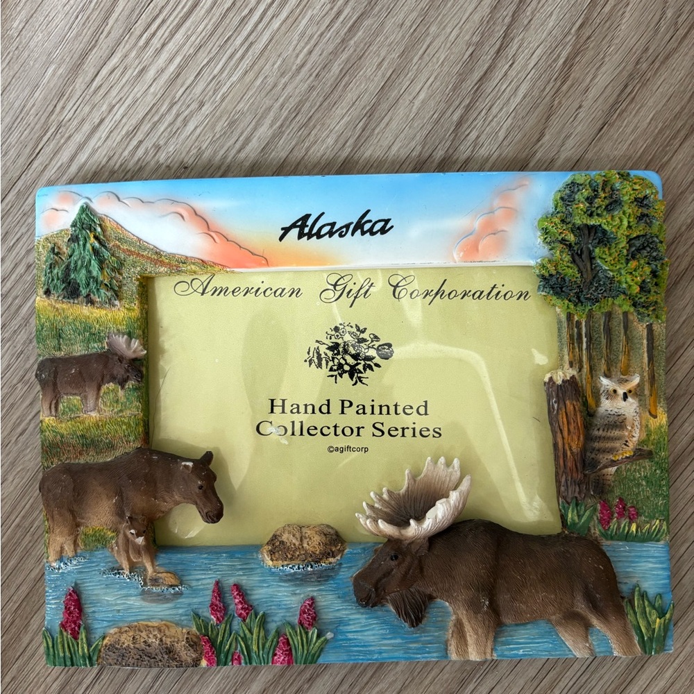 Alaska Hand Painted Wall Decor picture frame